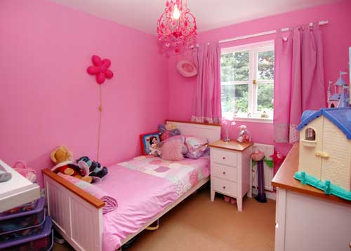 Pink Design Bed Room Berbie Design Bed Room