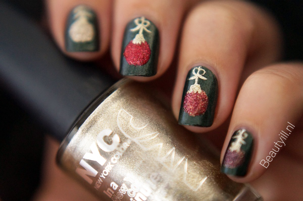 DIY Nail Art, Christmas Ornament Kerstballen