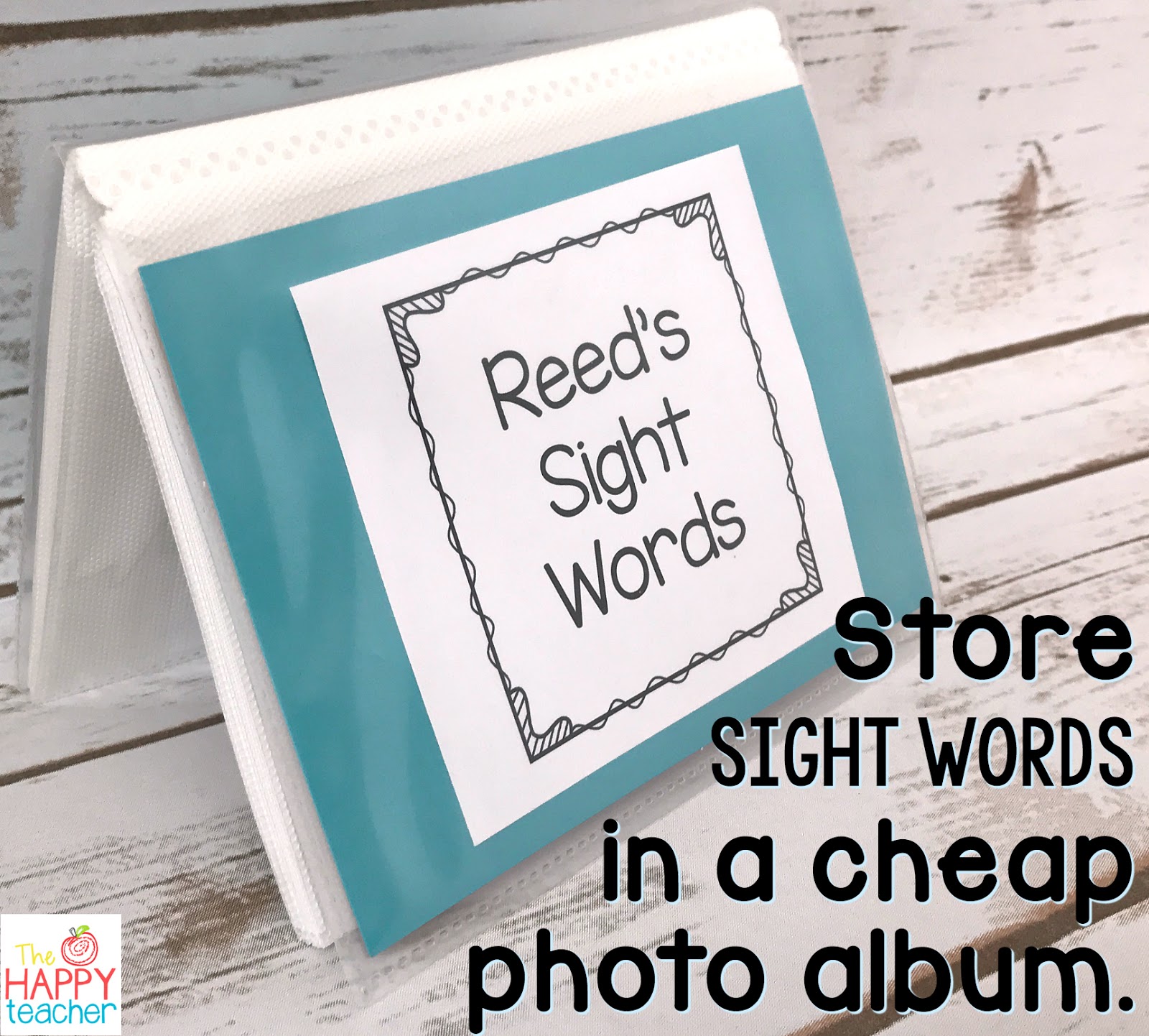 How to Store and Organize Sight Word Flash Cards TheHappyTeacher