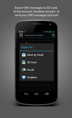 sms backup and restore by MDroid