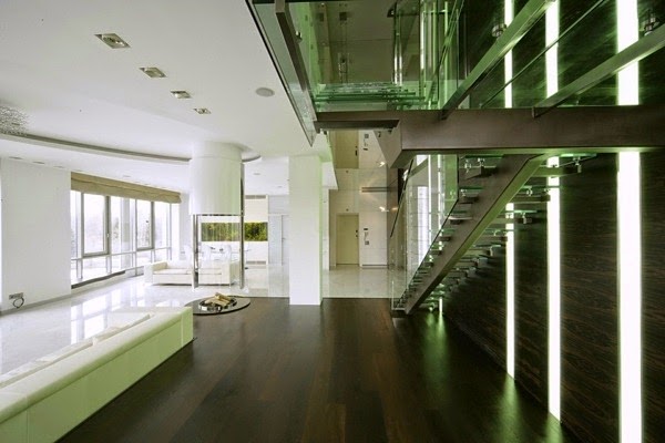 Cool recessed for a special effect in the interior design