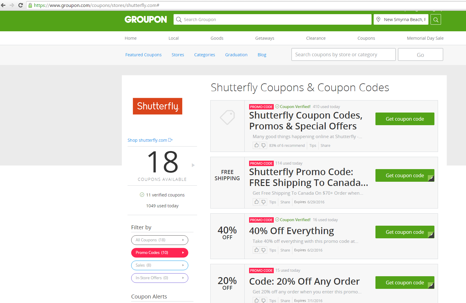 Mes coupons groupon