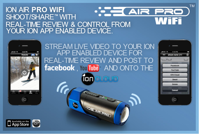 Ion Air Pro - Uma Câmara Radical com WiFi | Aberto até de Madrugada