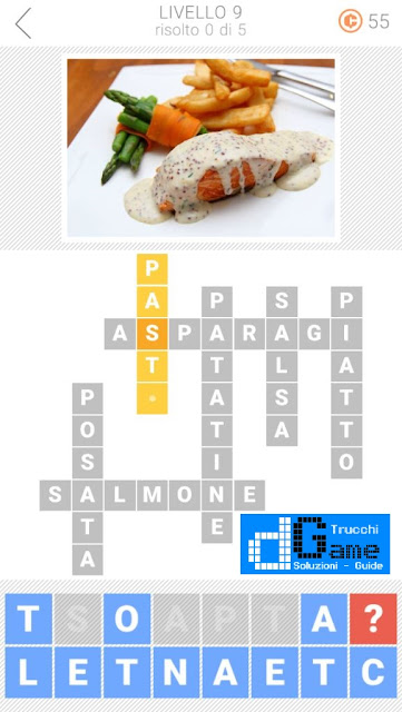 Soluzioni Parole collegate 3: Cruciverba | Livello 9