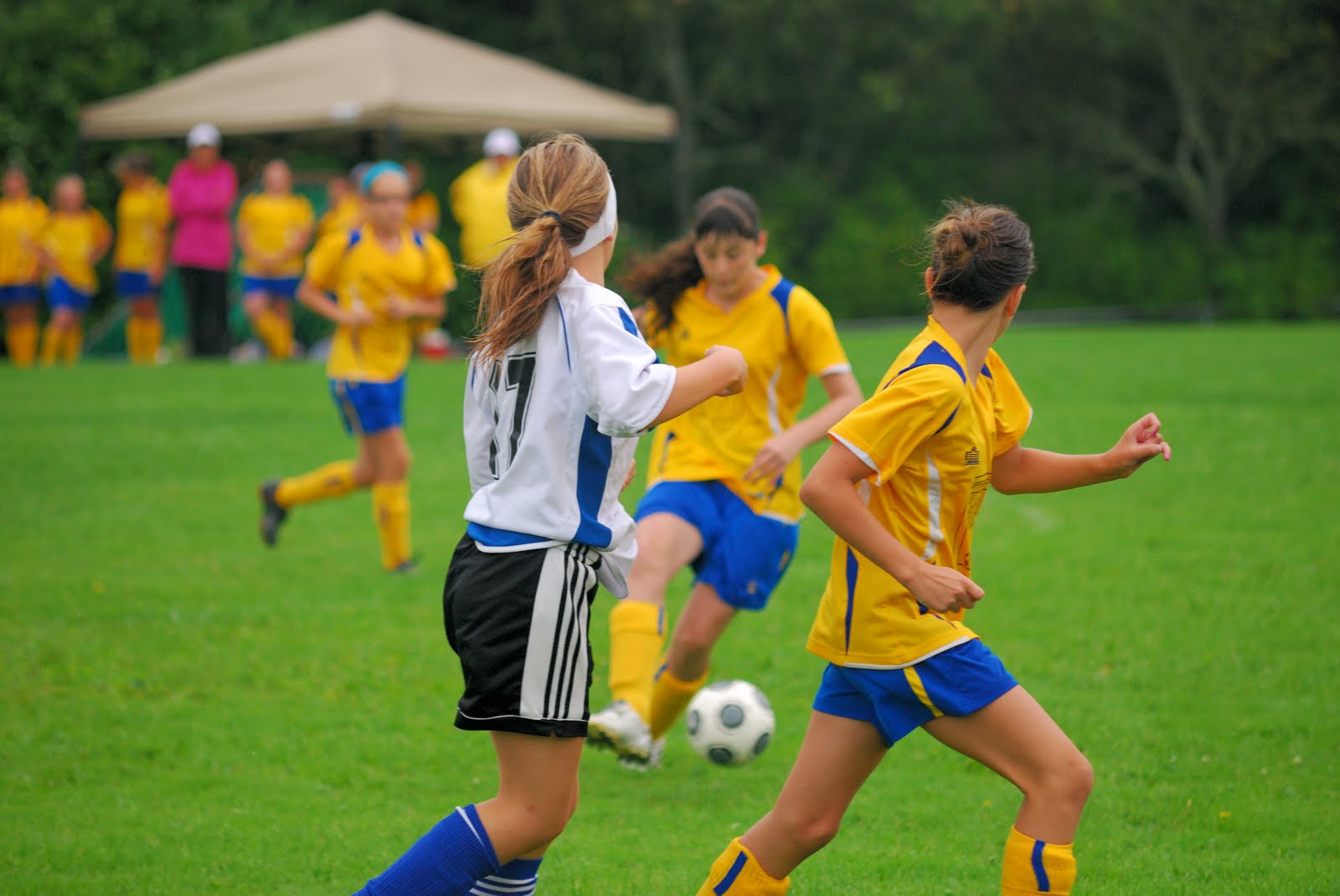 Soccer - The Beautiful Game: U12 girls championship final.