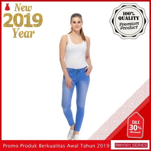 RMY037J25 Jeje Jeans Celana Jeans Keren Reguler Ice BMGShop