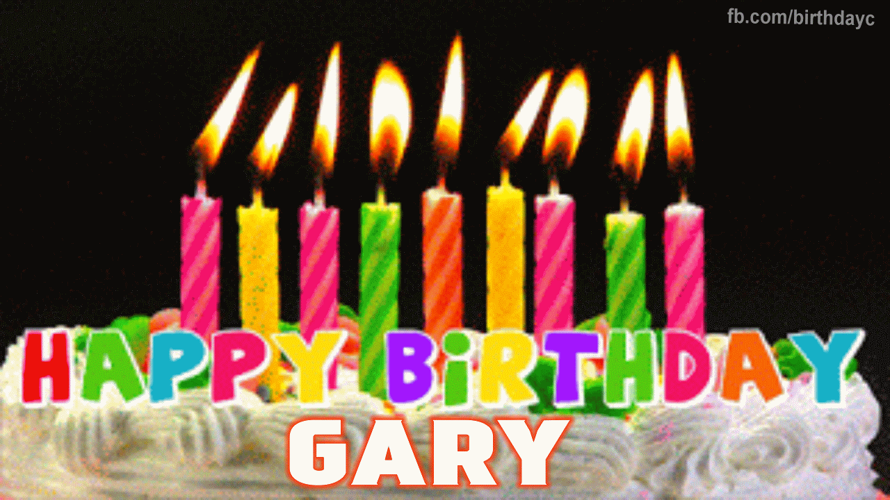 Happy Birthday GARY images gif