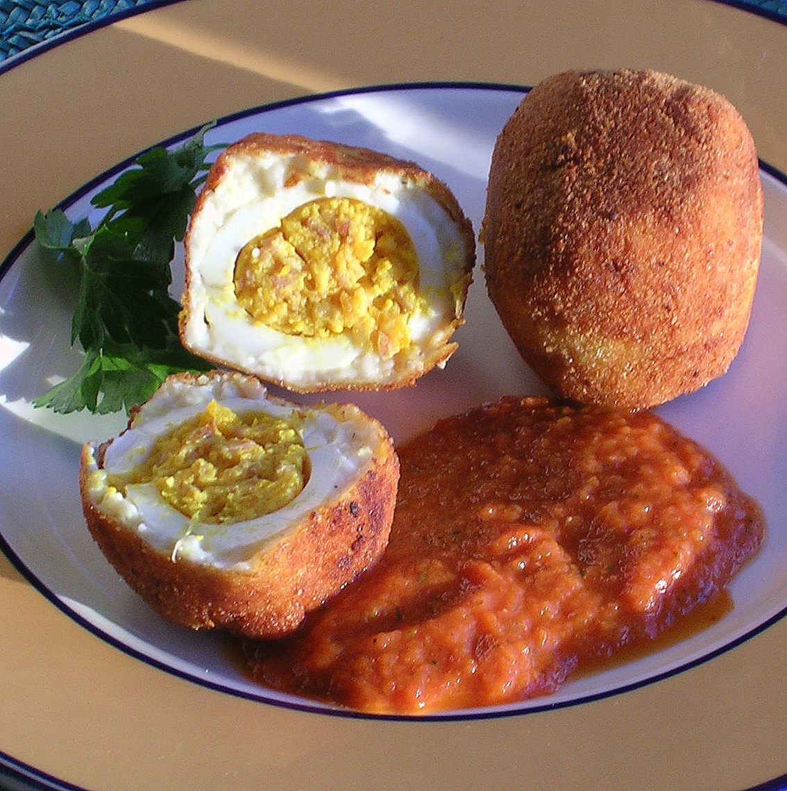 MY KITCHEN IN SPAIN DOUBLEDEVILED EGGS