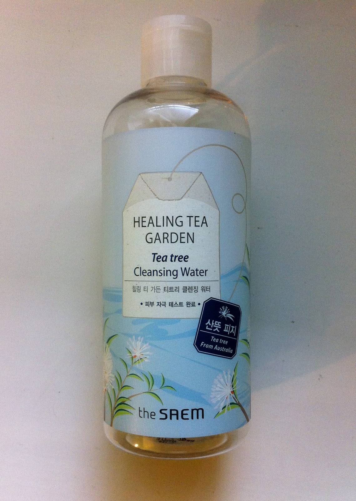 the saem healing tea garden tea tree cleansing foam
