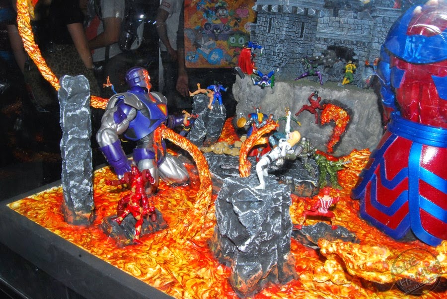 Idle Hands SDCC 2014 Hasbro's Mind Blowing Marvel Action Figure Diorama