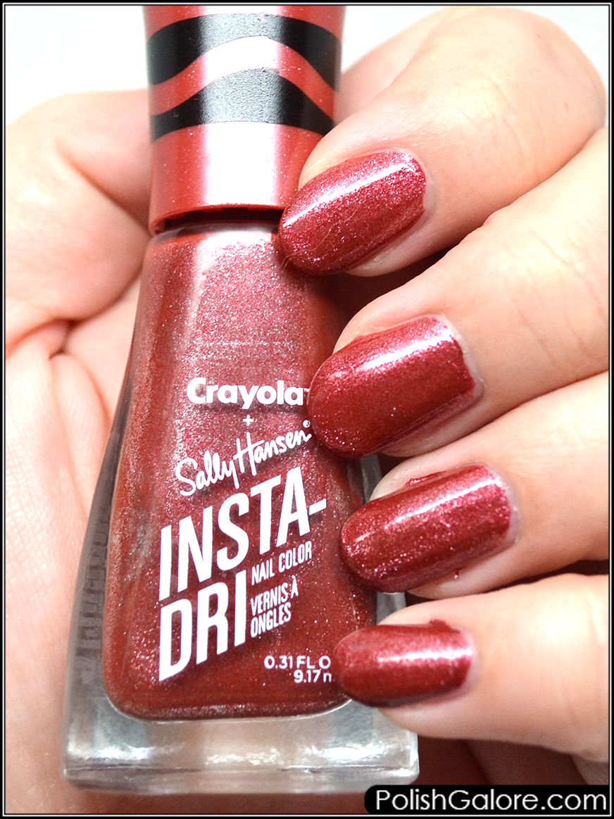 Sally Hansen x Crayola Big Dip O'Ruby Polish Galore