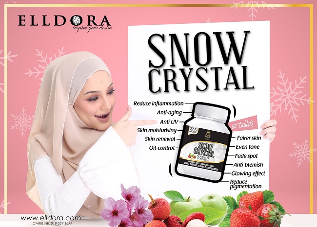 ELLDORA SNOW CRYSTAL | KEMBALIKAN KESERIAN PADA WAJAH ELLDORA SNOW CRYSTAL | KEMBALIKAN KESERIAN PADA WAJAH