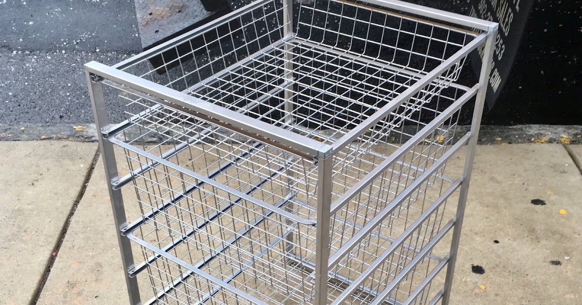 Uhuru Furniture & Collectibles Elfa Metal 4 Drawer Storage 15 SOLD