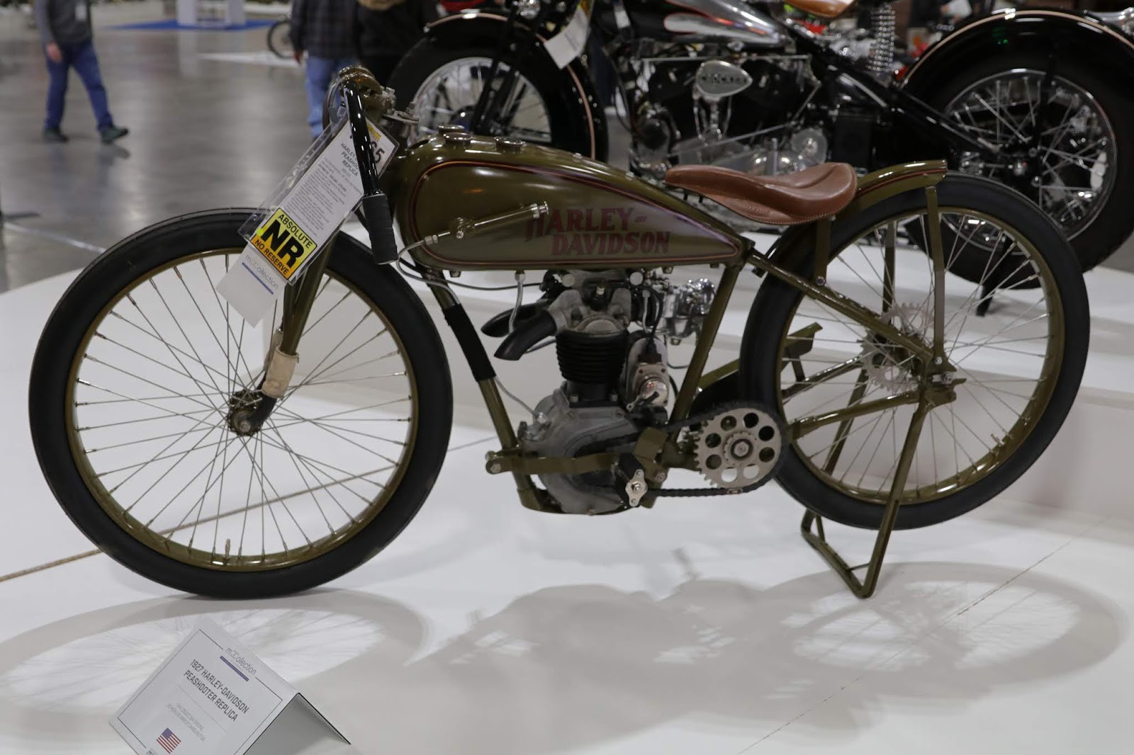 OldMotoDude 1927 HarleyDavidson Peashooter replica sold for 30,800