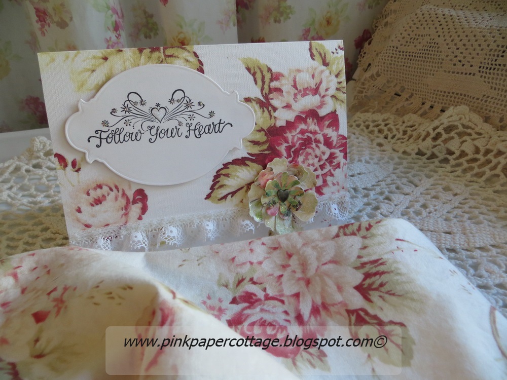 PINK PAPER COTTAGE Turn fabric into paper!