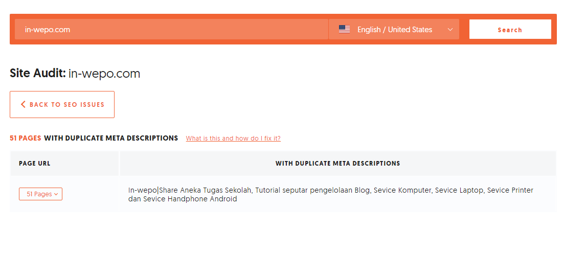 Cara Mengatasi Masalah Duplicate Meta Description Blogger