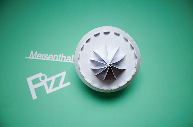 paper cut Fizz boule de Meisenthal