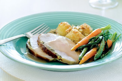 Roast turkey breasts with lemon & basil butter meal ideas Roast turkey breasts with lemon & basil butter meal ideas