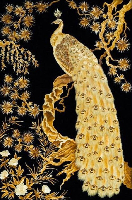 Straw art painting made by Valery Kozlov Art Craft Gift Ideas