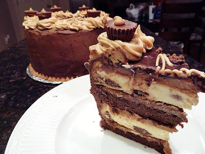 Peanut Butter Cup Chocolate Cheesecake