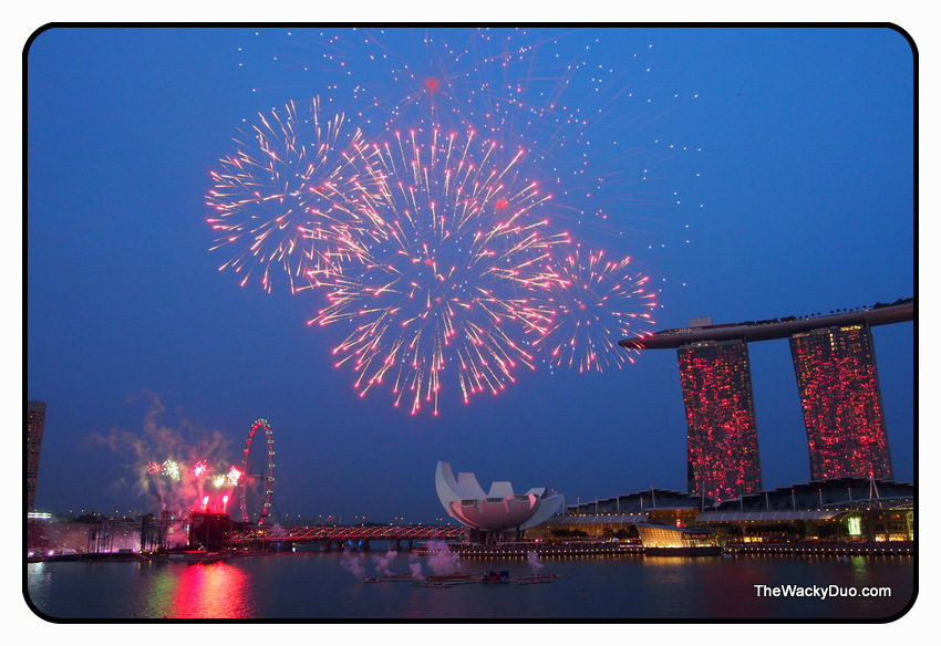 Singapore National Day Fireworks @ One Fullerton