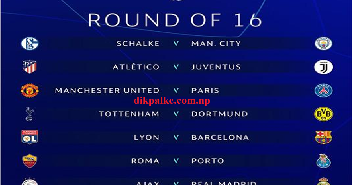 champion league draw time