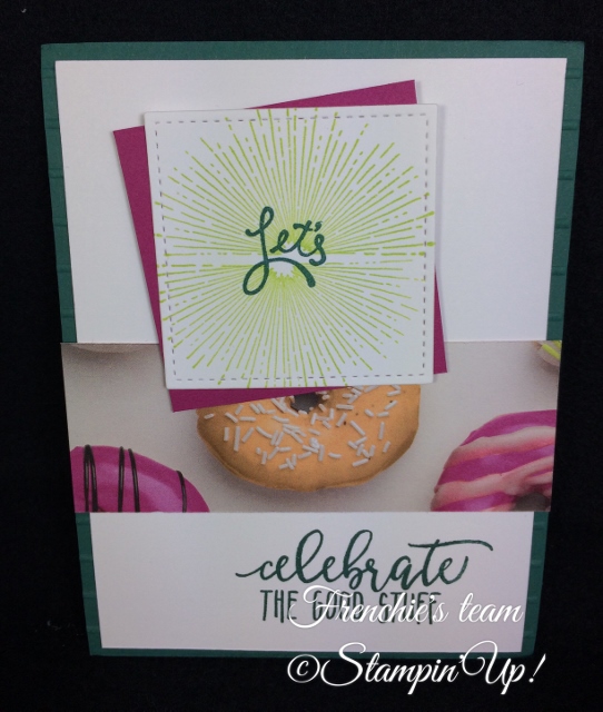 Amazing YOU, Picture Perfect Party designer paper, Sale a Bration and Occasion Stampin'Up! 2018, Frenchie stamps in the Spotlight,
