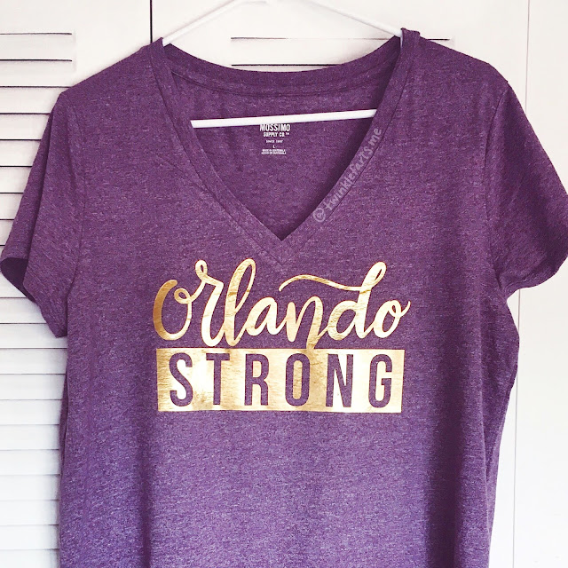 The finished product - a handlettered Orlando strong t shirt ipad procreate silhouette studio, drawing app, doodling app, hand lettering app