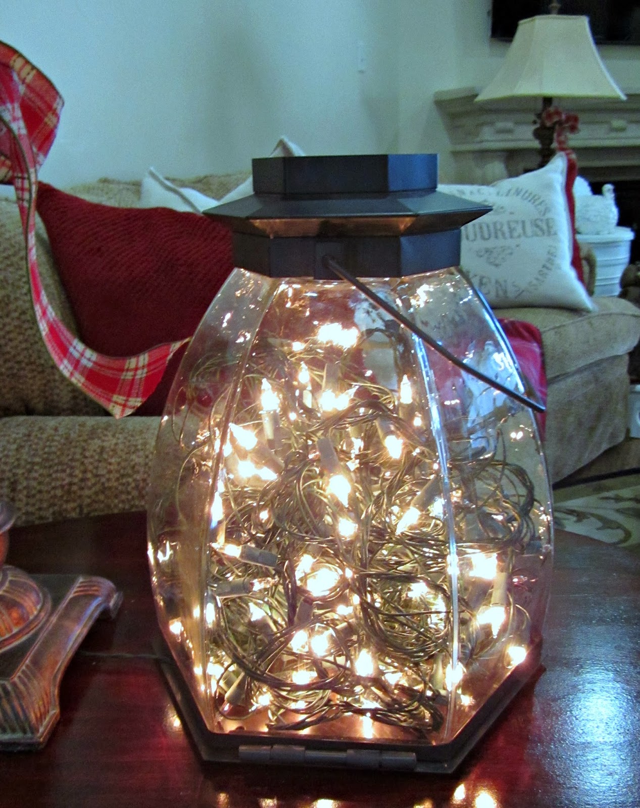 At Rivercrest Cottage Simple Decorating Lights In A Jar