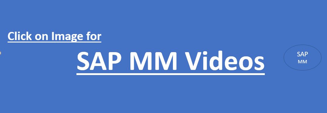 SAP MM Videos