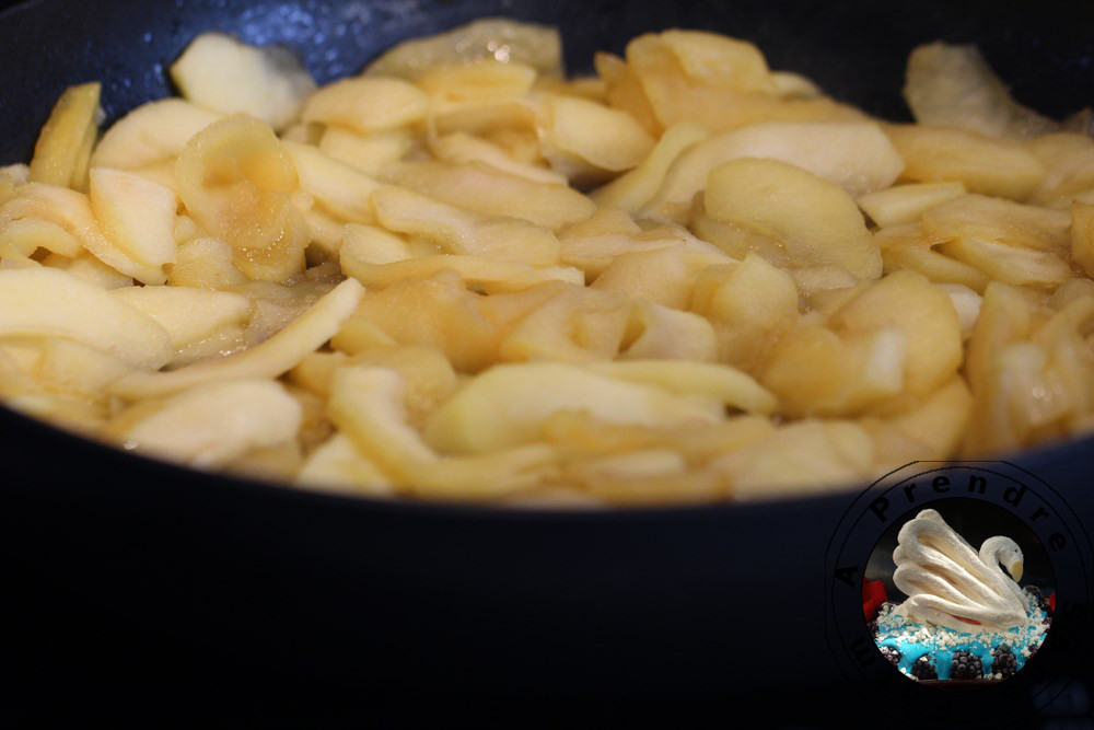 Tourte de pommes rôties au calvados (pas à pas en photos)