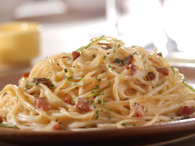 Receita de Espaguete à Carbonara