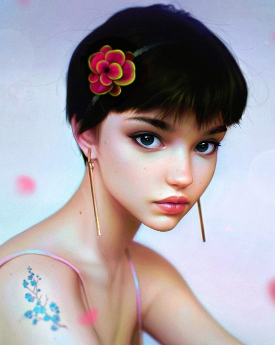 As belas pinturas foto-realistas com mulheres de Irakli Nadar Irakli Nadar artstation instagram arte pinturas mulheres animes foto-realista beleza