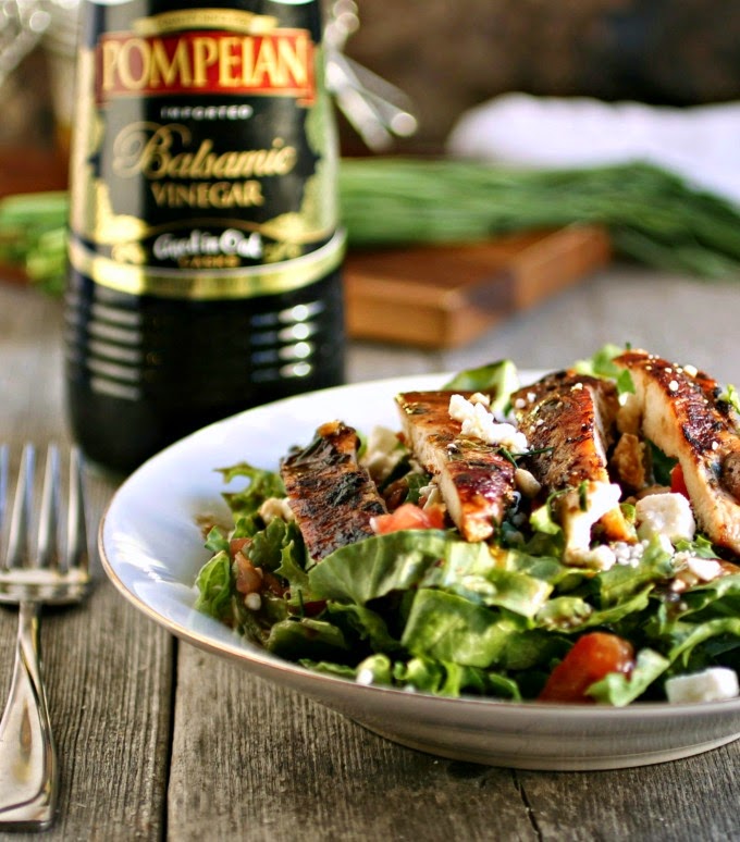 Grilled Chicken Salad with Creamy Greek Style Vinaigrette