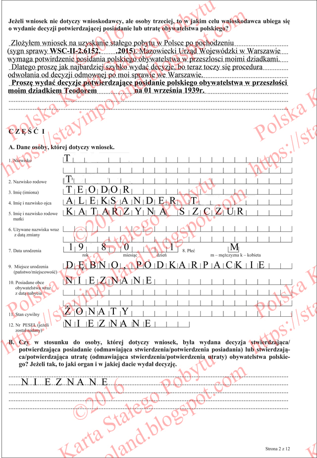 Wniosek O Dodatkowe Godziny Języka Polskiego Dla Obcokrajowców Wzór Проживання в Польщі та Karta Pobytu: Potwierdzenie posiadania lub