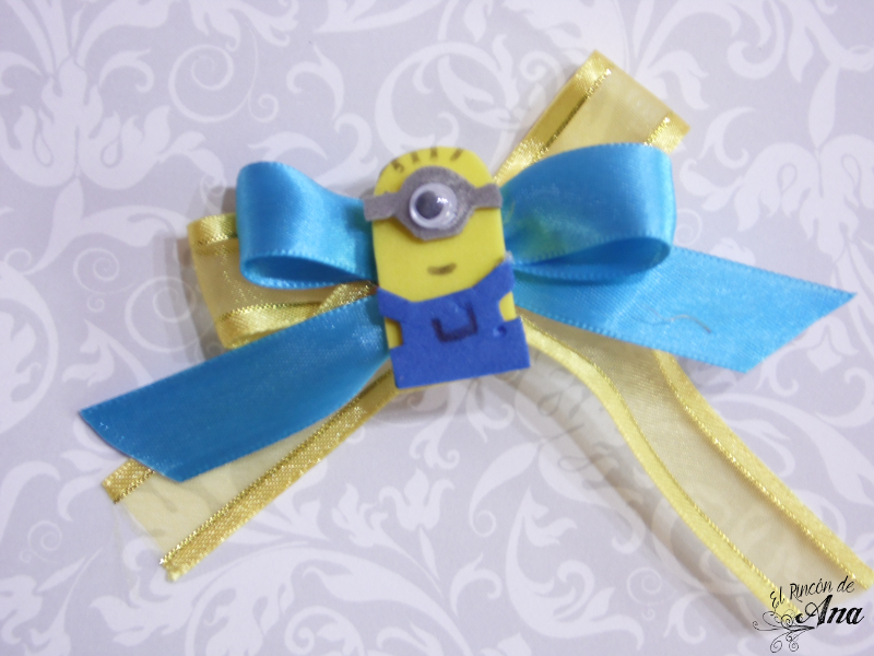 Moños para niña de los Minion