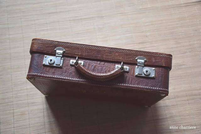 www.annecharriere.com, ongoing project, line, repurpose vintage suitcase,