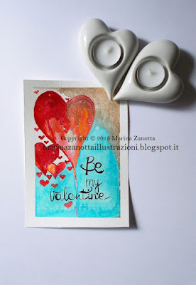 Be my Valentine illustrazione copyright 2018 Marina Zanotta