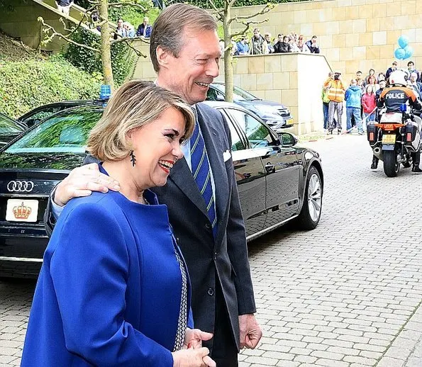 Grand Duke Henri and Grand Duchess Maria Teresa attended celebrations of 50th anniversary of establishment of APEMH Foundation at Bettange Castle