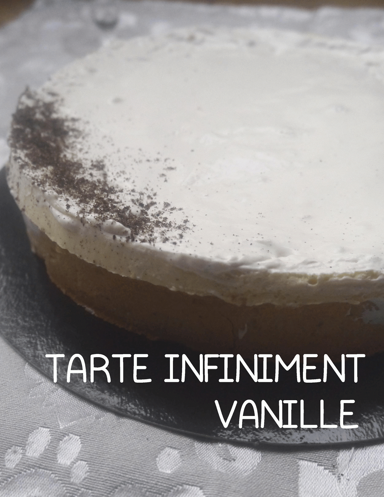 Les délices de lauriane Tarte infiniment vanille de Pierre Hermé