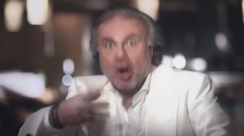 TheFork pubblicità Jerry Calà protettore delle serate al top nella campagna per l'app TheFork con Foto - Testimonial Spot Pubblicitario TheFork 2017