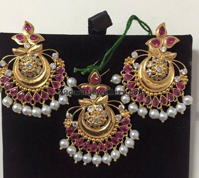 Chandbalis Collection with Lockets - Jewellery Designs