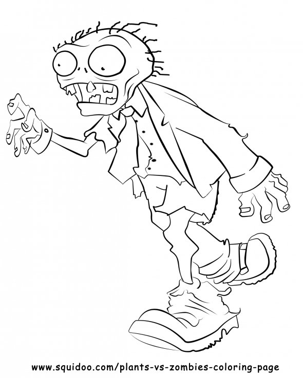 desenhos de zumbis para colorir