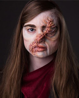 hester shaw scar make up test