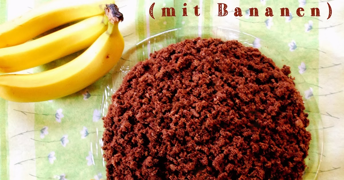 Maulwurf-Torte mit Bananen