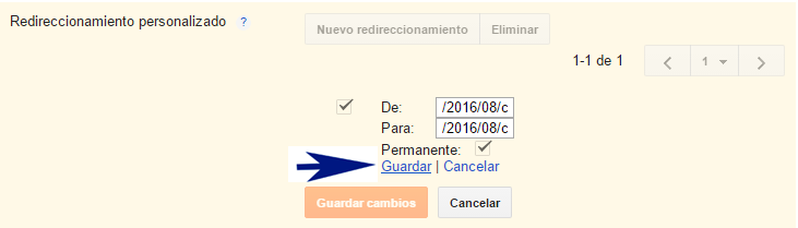 ¿Para qué sirve el redireccionamiento personalizado de mi blog de Blogger?