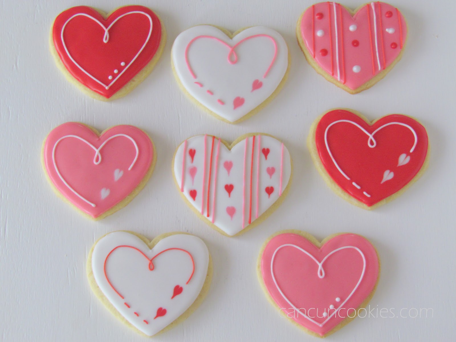 CancunCOOKIES valentine's cookies