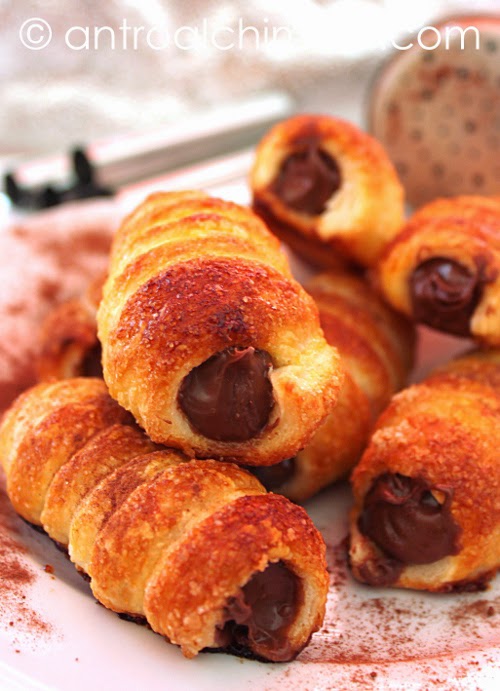 Cannoncini alla Nutella