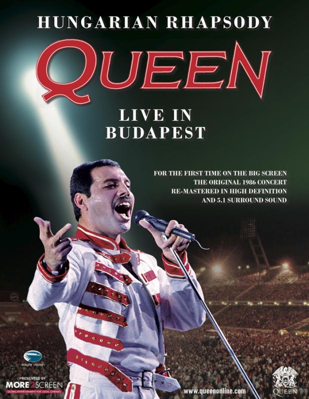 por inadvertencia Todos Si Queen en México: HUNGARIAN RHAPSODY: QUEEN LIVE IN BUDAPEST '86 - Sony  Digital Cinema revive Queen / Noviembre: lanzamiento en DVD y Blu-ray