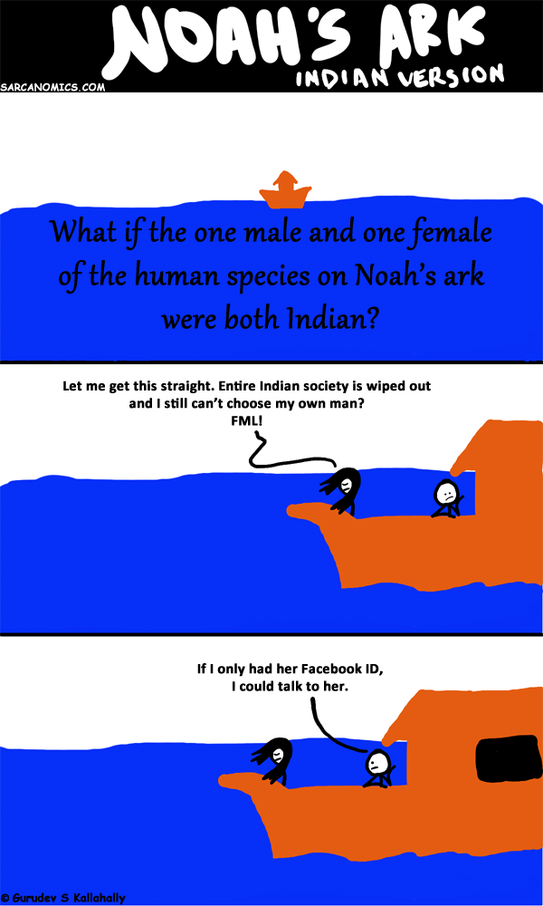 If the only male and female of the human species on Noah's ark were Indians